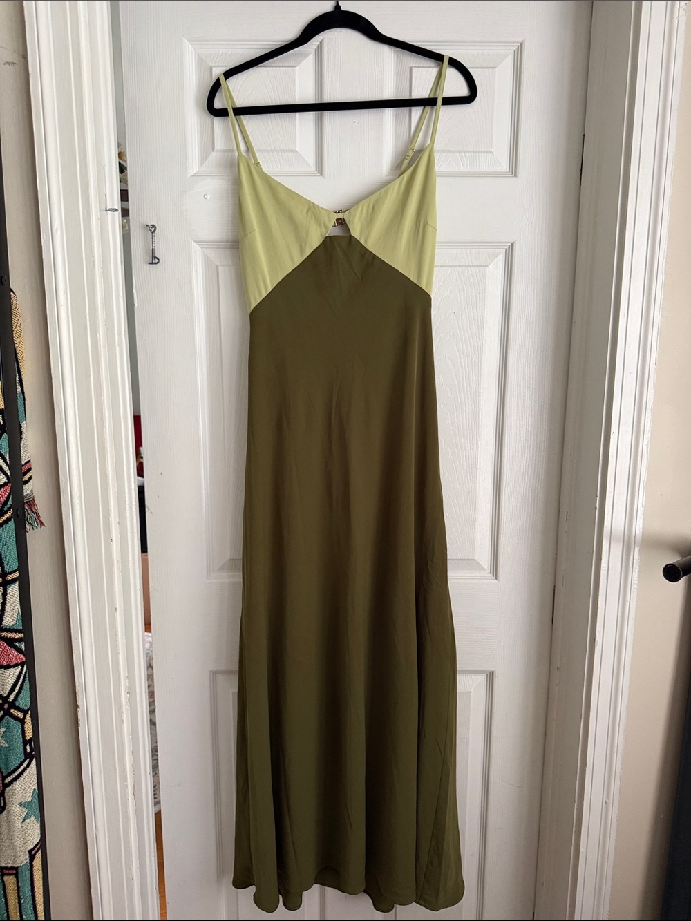 Abercrombie & Fitch Julia Slip Cutout Maxi Dress